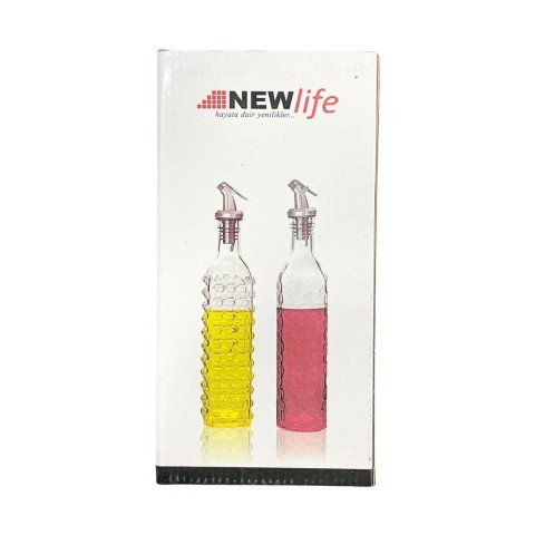 NEWLİFE 2 Lİ CAM YAĞLIK SETİ*24