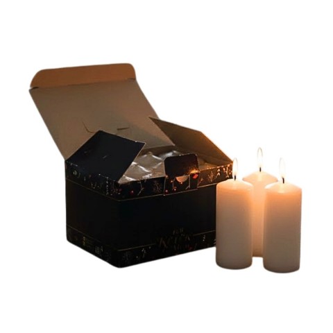 NURMUM X-204 12 Lİ KÜTÜK MUM RENKLİ*24