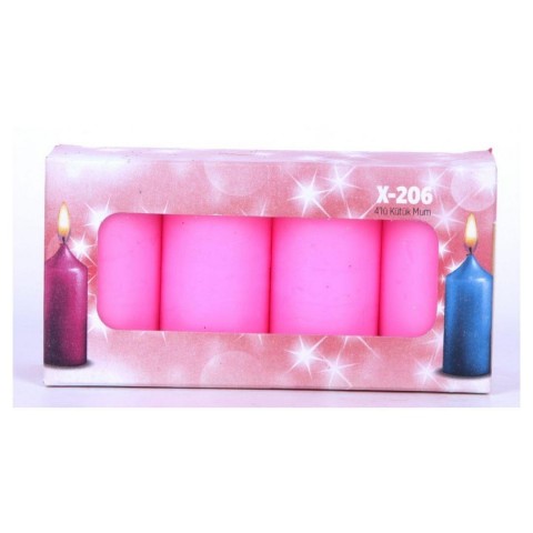 NURMUM X-206 4 LÜ KÜTÜK TAKOZ MUM*96