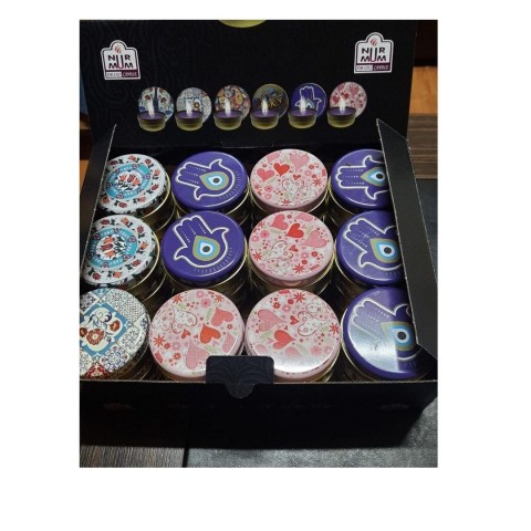 NURMUM X-315 TENEKE TEA LİGHT MUM KOKULU*36*4