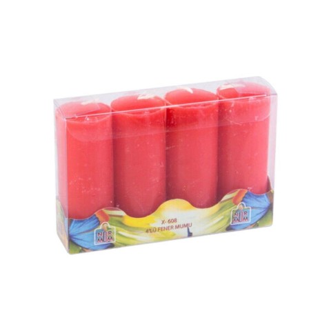 NURMUM X-608 4 LÜ FENER MUM ASETATLI ORTA MUM*38