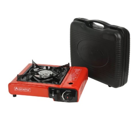 ORCAMP CK-505/KIRMIZI TEKLİ PORTATİF OCAK KÖŞELİ*6