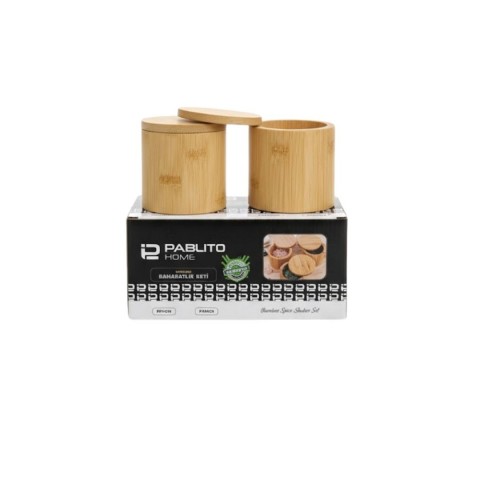 PABLITO PBT-070 BAMBU 2 Lİ BAHARATLIK*24