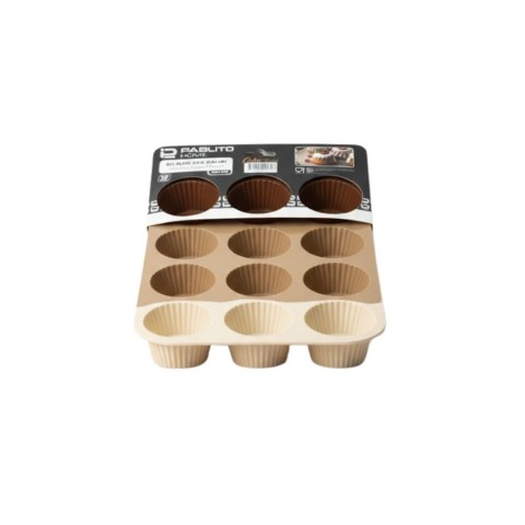 PABLITO PBT-395 12Lİ BİRLEŞİK SİLİKON KEK KALIB*60