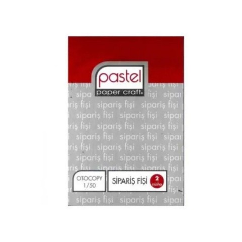 PASTEL KÜÇÜK SİPARİŞ FİŞİ(12*24)*288