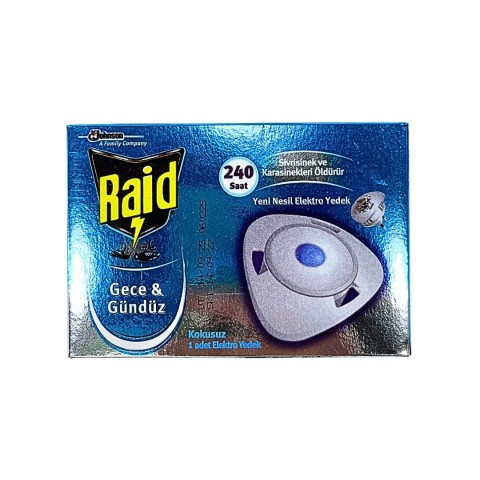 RAİD 240 SAAT GECE GÜNDÜZ YEDEK*12