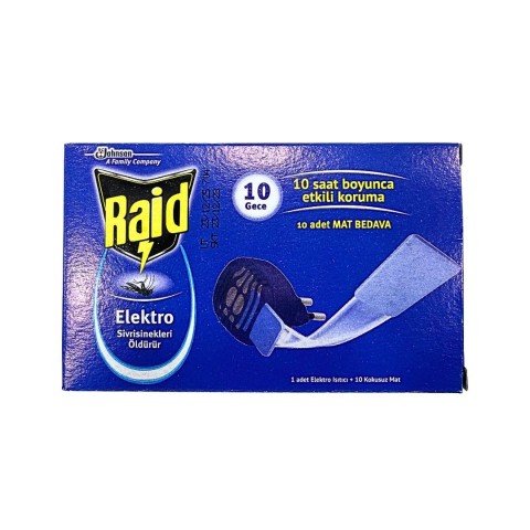 RAİD ELEKTROMAT ISITICI (10MAT BEDAVA)*12