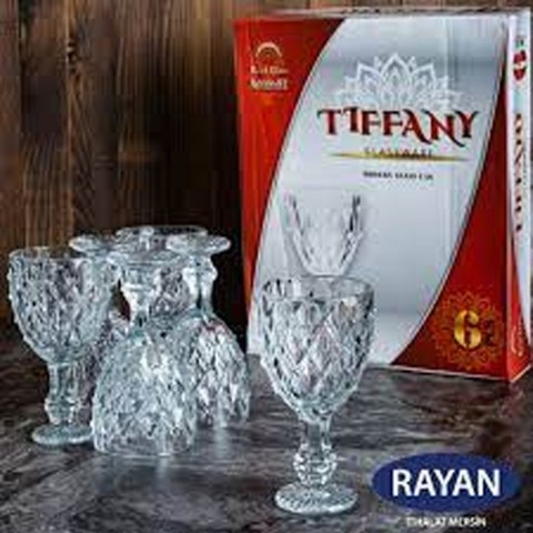 RAYAN RYG 1044 TIFFANY 6 LI AYAKLI BARDAK*4