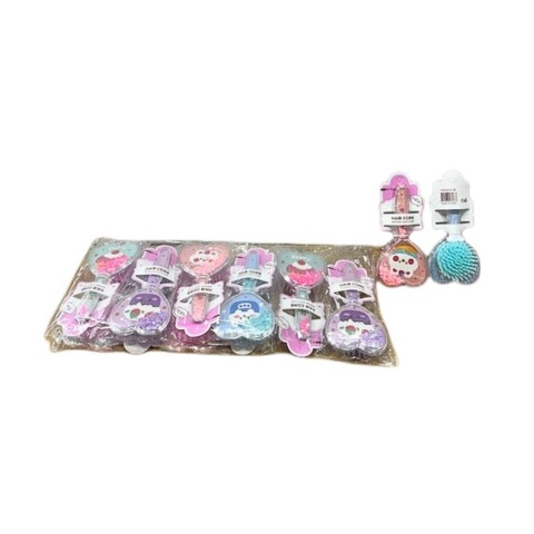 SAMAH 62 RENKLİ KALP SAÇ TARAĞI(12*20)*240