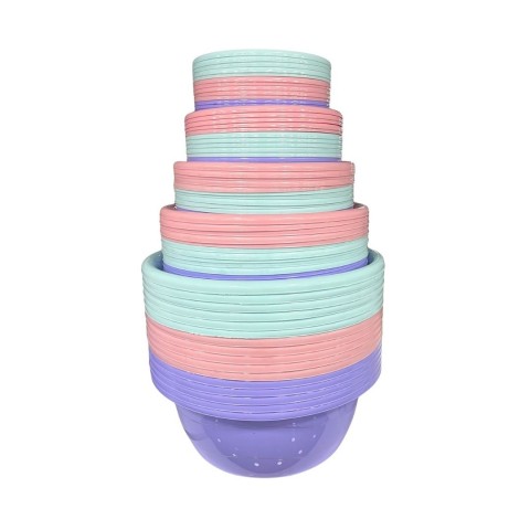 SET PLASTİK 5 Lİ BADYA SETİ*15