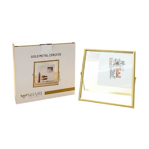 SHARI SHR-3446 GOLD METAL ÇERÇEVE 4X4*60