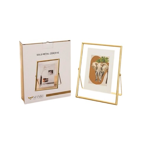 SHARI SHR-3447 GOLD METAL ÇERÇEVE 4X6*48