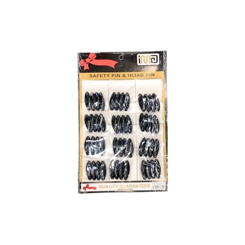 SİYAH YAKA İĞNESİ PLASTİK 4 LÜ(12*200)*2400