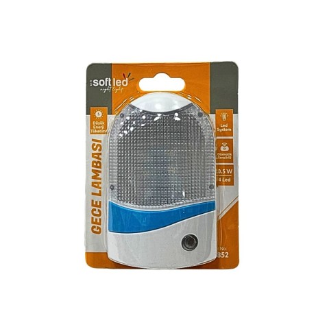 SOFTLED K-6852 OVAL FİGÜRLÜ GECE LAMBASI*240