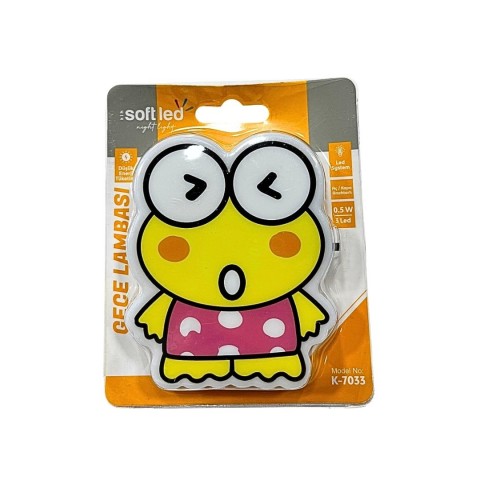 SOFTLED K-7033 KURBAĞA FİGÜRLÜ GECE LAMBASI*240