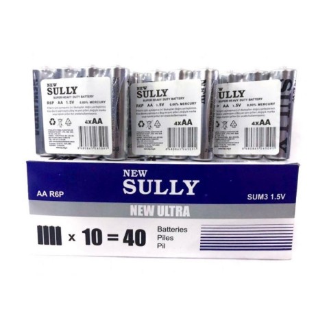 SULLY KALEM PİL 4LÜ SHRİNK (10*10)*100