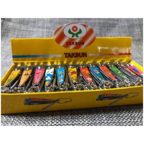 TAKSUN NO:602EQ  KÜÇÜK RENK. TIRNAK MAKASI 24LÜ*50