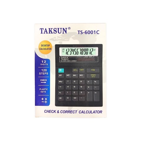 TAKSUNS-6001C HESAP MAKİNASI*80