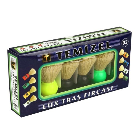 TEMİZEL 02 PLASTİK SAPLI SAKAL FIRÇASI (6*60)*360