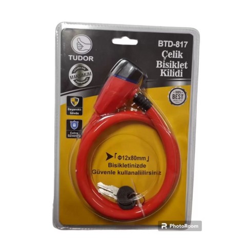 TUDOR TD-817 80 CM BİSİKLET KİLİDİ*80
