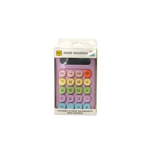 U4-4353 HESAP MAKİNASI 10 HANE PİLLİ*100