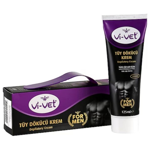 VİVET 125 ML TÜY DÖKÜCÜ KREM FOR MEN ERKEKLER*24