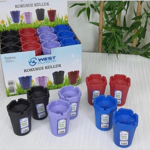 WEST PLASTİK KOKUSUZ KÜLLÜK(24*12)*288
