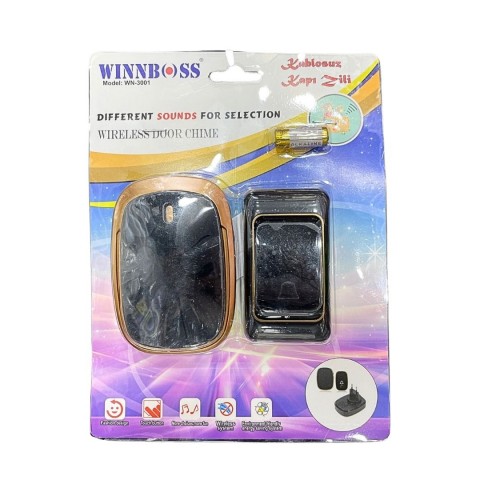 WINNBOSS WN-3001 KABLOSUZ KAPI ZİLİ*60