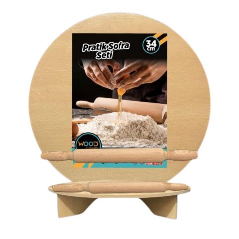 WOOD 40500 34 CM PRATİK SOFRA SETİ*18-20