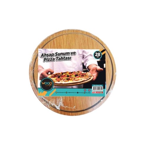 WOOD 40654 28 CM PİZZA TAHTASI*75