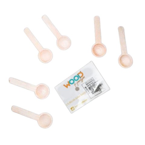 WOOD 74338 6 LI ŞEKER KAŞIĞI BÜYÜK*400