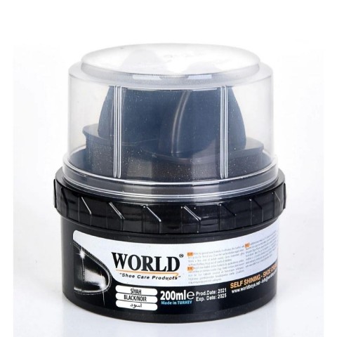 WORLD 200 ML SİYAH AYAKKABI BOYASI(12*8)*96