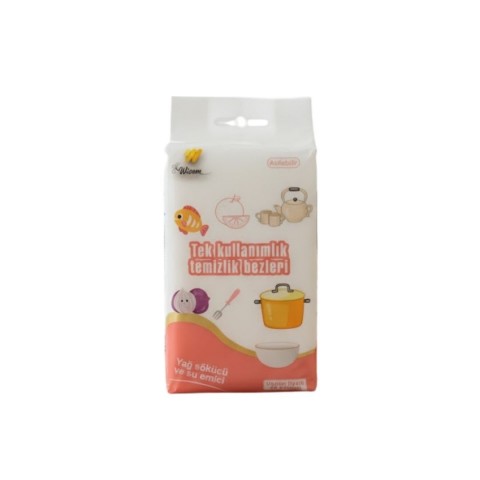 WSM-2798 TEK KULLANIMLIK TEMİZLİK BEZİ 45 YPK*75