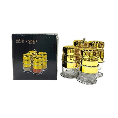 YAKUT 13578 GOLD KAPLAMA 4LÜ BAHARATLIK*12