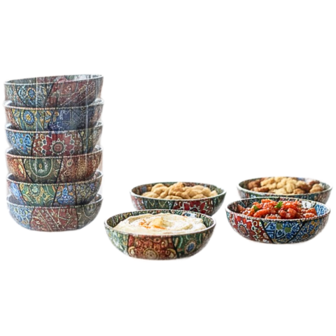YAKUT-6024 6LI RENKLİ METAL KÜÇÜK ÇEREZLİK*60