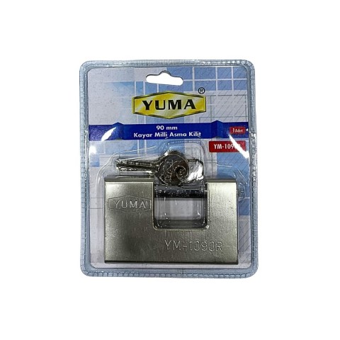 YUMA 90 MM KAYAR MİLLİ ASMA KİLİT*36