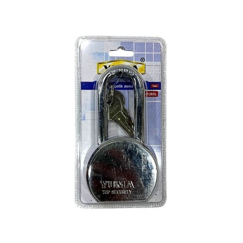 YUMA YMK-1265L 65 MM UZUN ÇELİK ASMA KİLİT*36