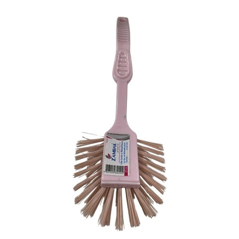 ZAMBAK LÜKS LAVABO VE BULAŞIK FIRÇASI EĞİK*60