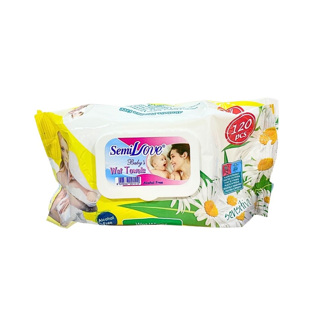 SEMİLOVE 120 Lİ ISLAK HAVLU*24 SEMİLOVE 120 Lİ ISLAK HAVLU*24