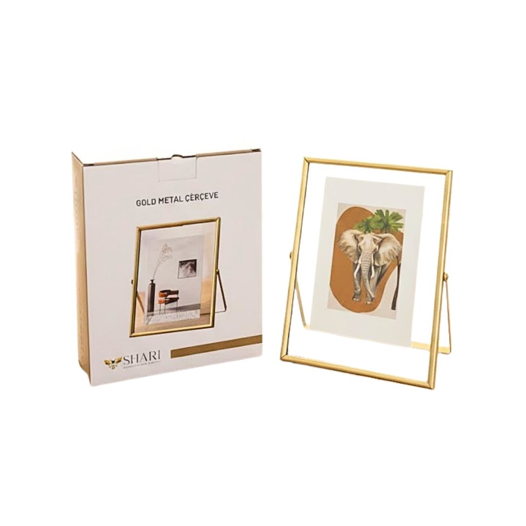 SHARI SHR-3447 GOLD METAL ÇERÇEVE 4X6*48