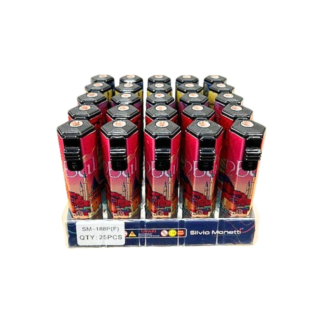 SİLVİO MONETTİ SM-188PF DESENLİ ÇAKMAK(25*20)*500 SİLVİO MONETTİ SM-188PF DESENLİ ÇAKMAK(25*20)*500