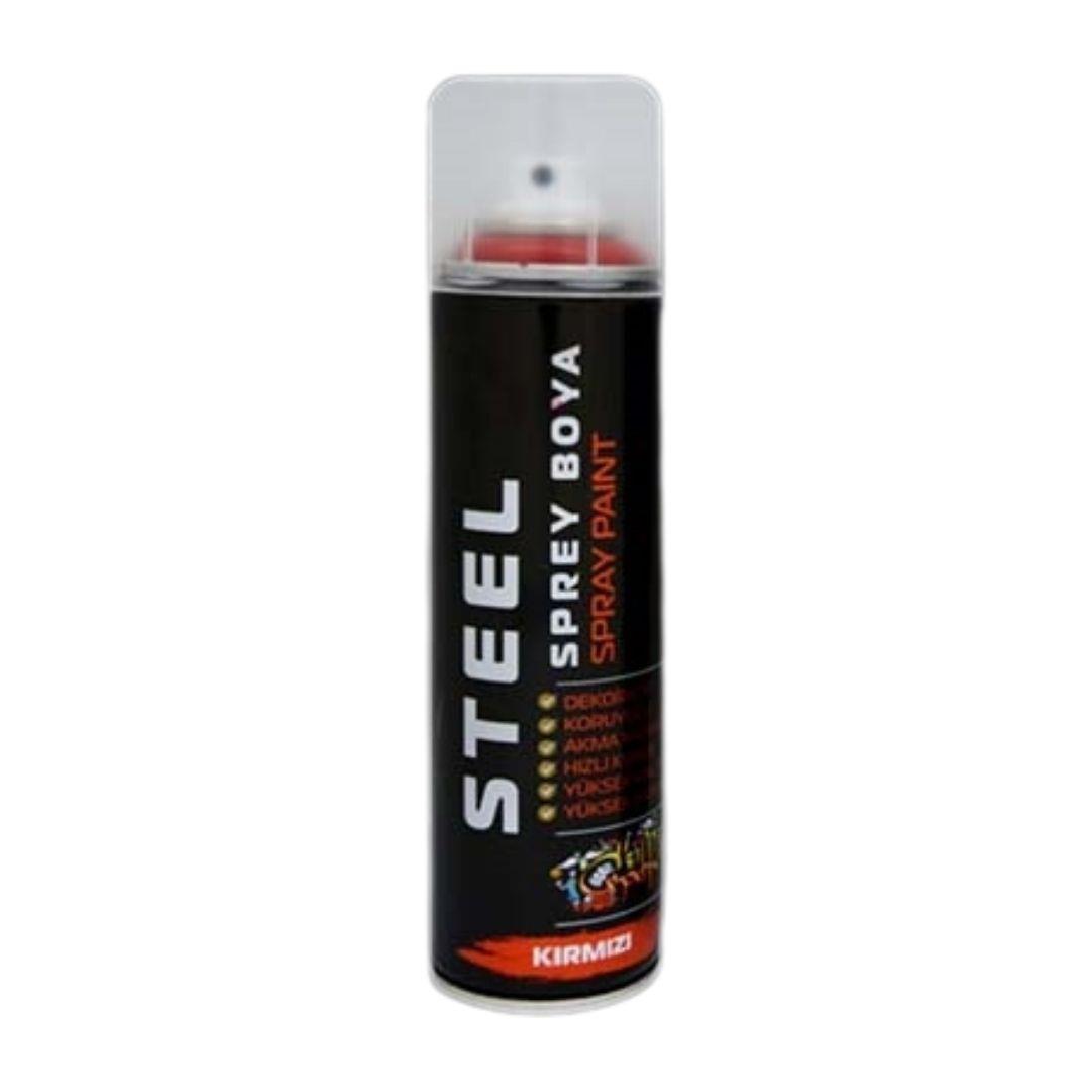 STEEL SPREY BOYA KIRMIZI 200 ML*96 STEEL SPREY BOYA KIRMIZI 200 ML*96