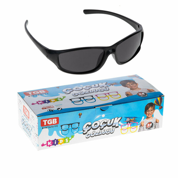 TGB T-02 SİYAH ÇOCUK GÜNEŞ GÖZLÜĞÜ 24 LÜ*720