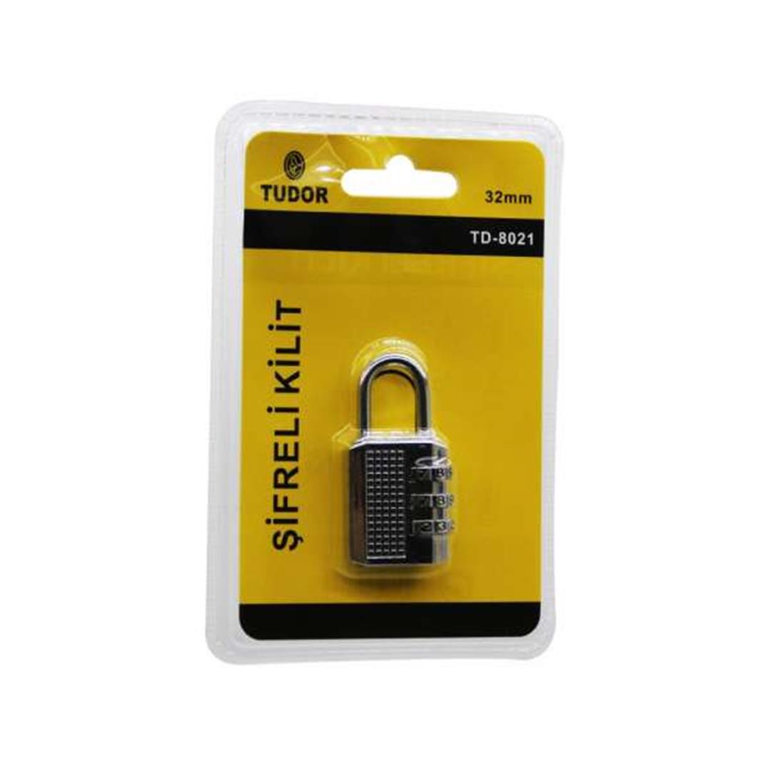 TUDOR TD-8021 32 MM ŞİFRELİ KİLİT*12