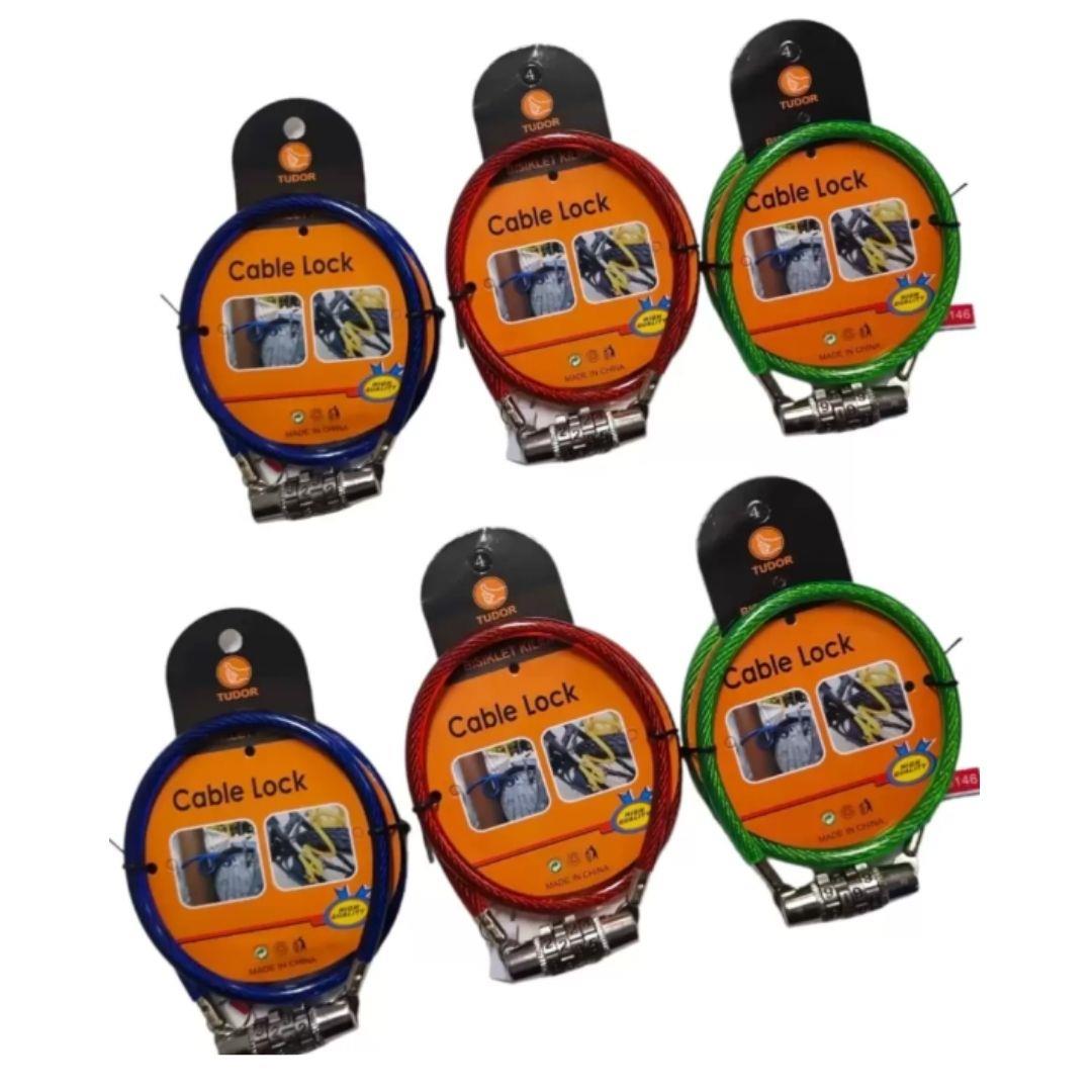 TUDOR TD-206 İNCE ŞİFRELİ BİSİKLET KİLİDİ*200 TUDOR TD-206 İNCE ŞİFRELİ BİSİKLET KİLİDİ*200