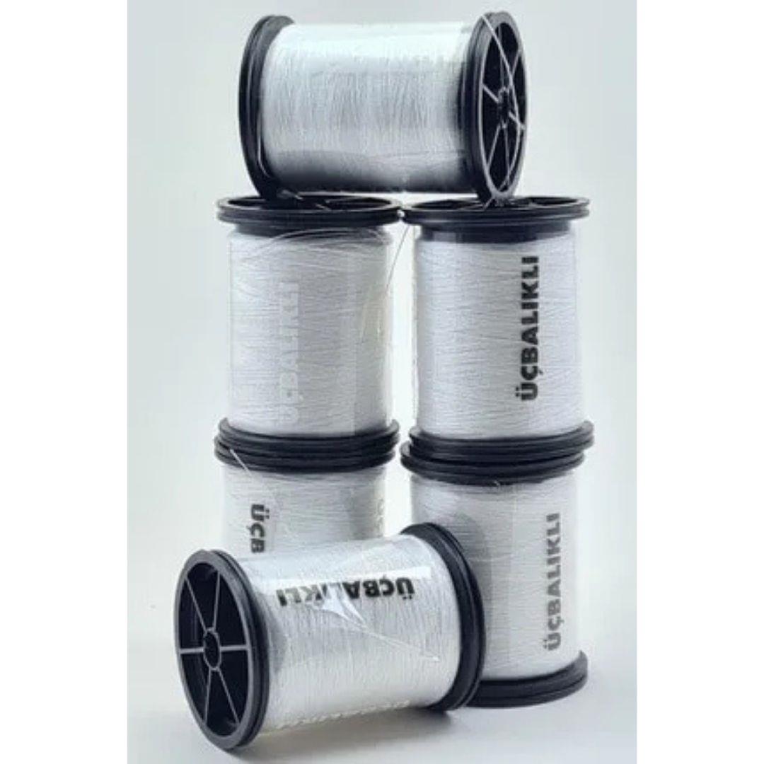 ÜÇ BALIKLI BEYAZ DİKİŞ İPİ (6*100)*600