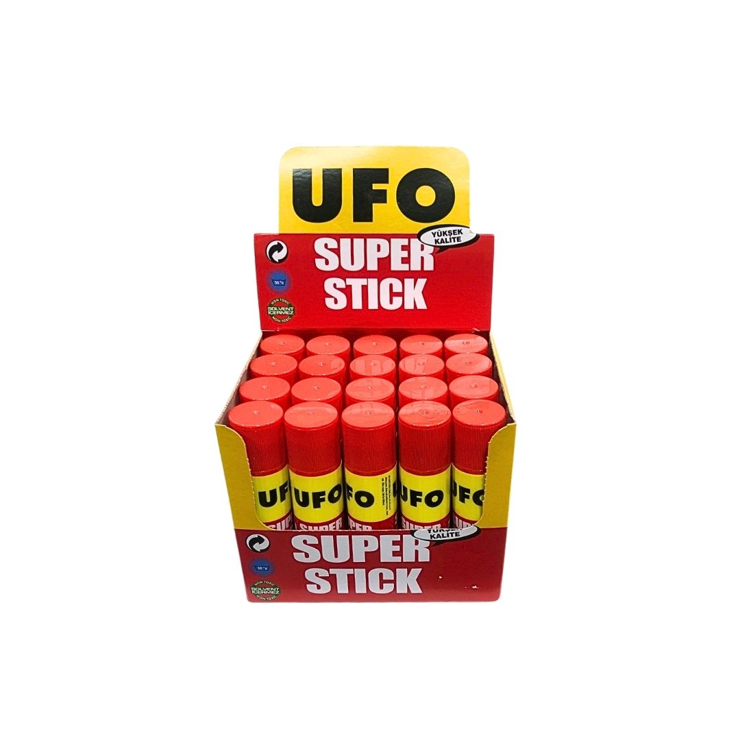 UFO 15 GR STİCK YAPIŞTIRICI ORTABOY(20*36)*720 UFO 15 GR STİCK YAPIŞTIRICI ORTABOY(20*36)*720