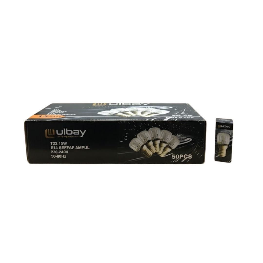 ULBAY T22 FIRIN AMPULÜ(50*20)*1000 ULBAY T22 FIRIN AMPULÜ(50*20)*1000