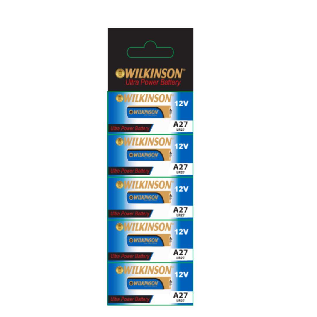 WILKINSON A 27 PİL 5 Lİ (W-A27-LR27) *20 WILKINSON A 27 PİL 5 Lİ (W-A27-LR27) *20