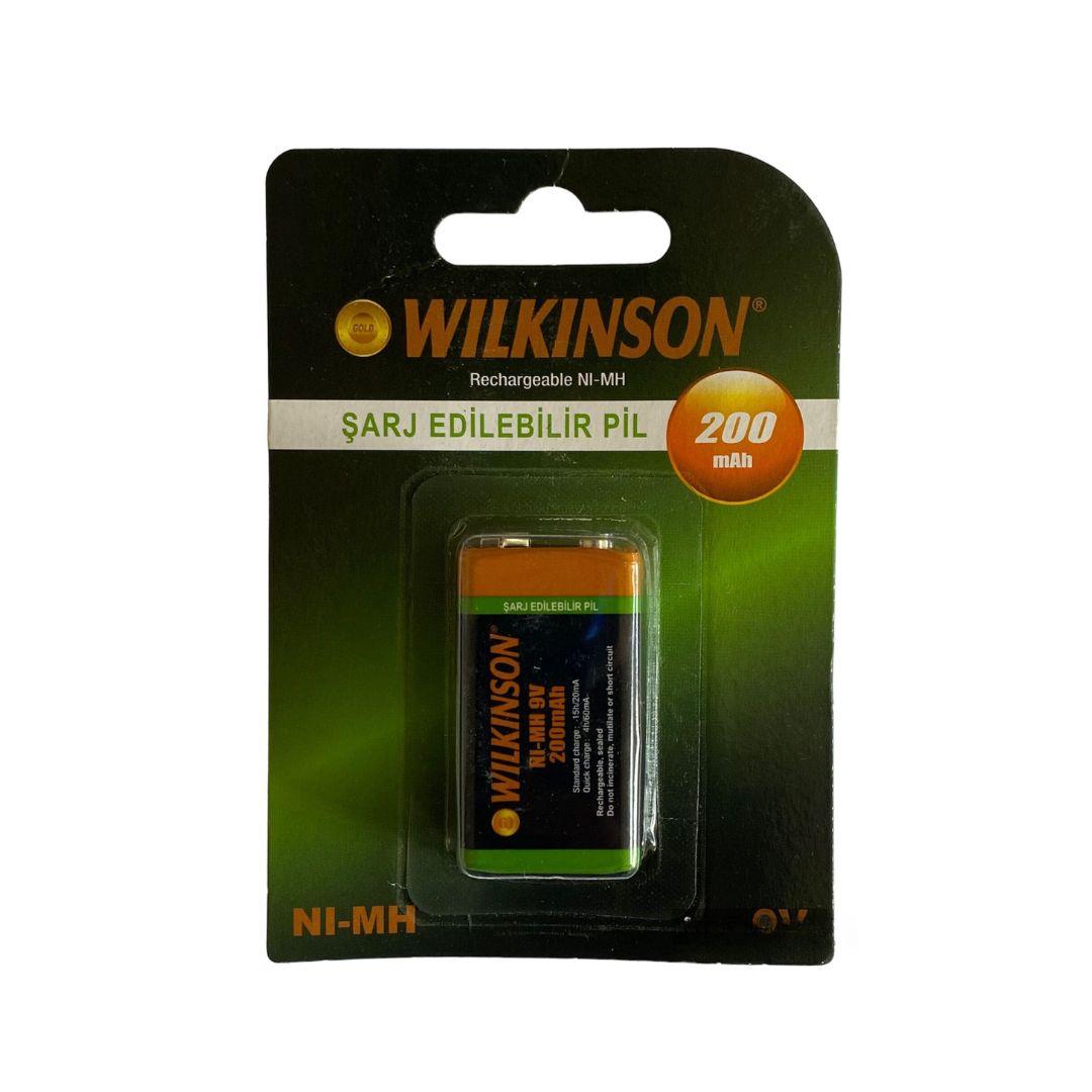 WILKINSON ŞARJ EDİLEBİLİR 9V (10*20)*200